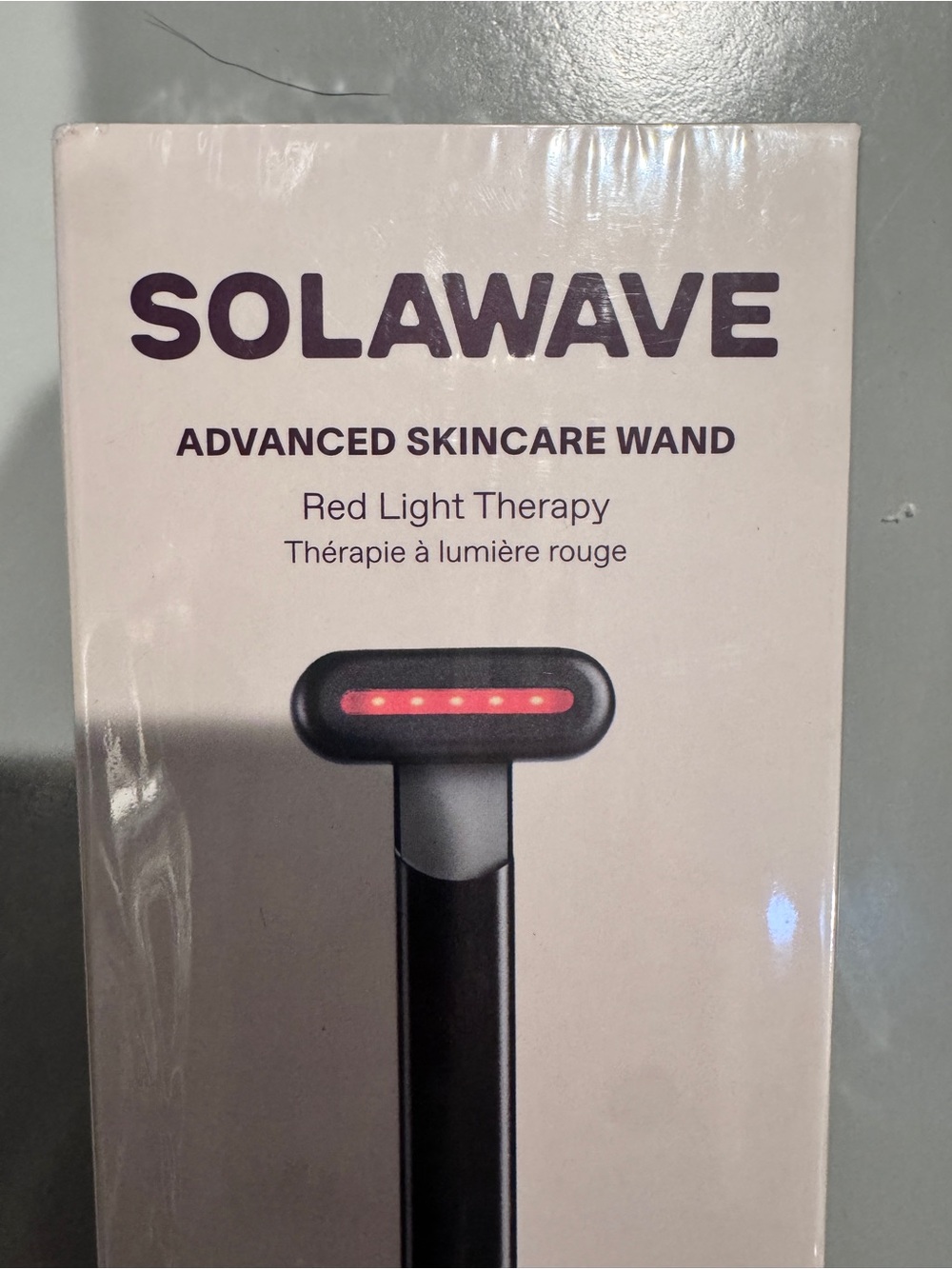 Solawave Black & Red Advanced Skincare Wand w/ serum bottle- Red Light Therapy - Picture 2 of 3